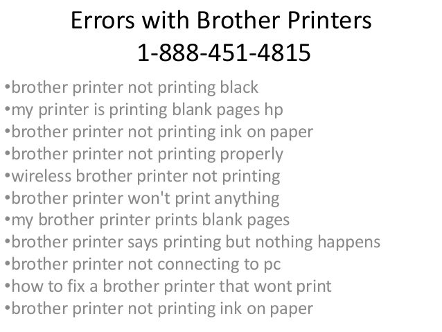 my printer wont print