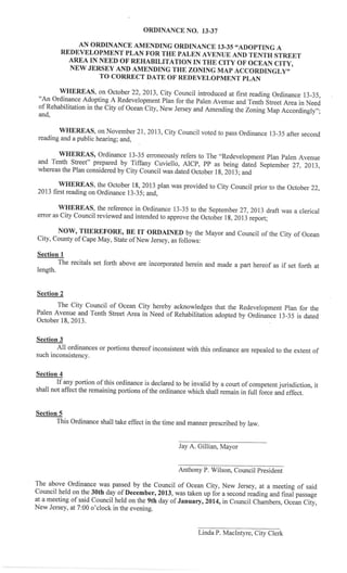 Ocean City Council agenda Jan. 9, 2014