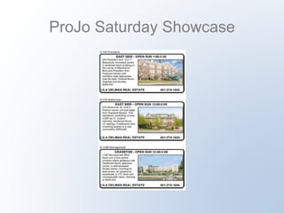 ProJo Saturday Showcase
 