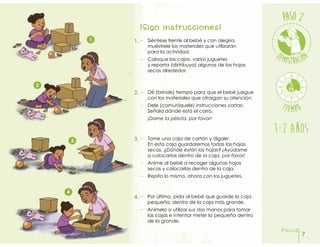 Actividades para niños de 1 a 2 años ... | PDF