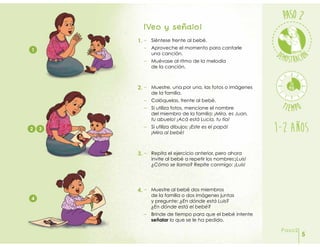 Actividades para niños de 1 a 2 años ... | PDF