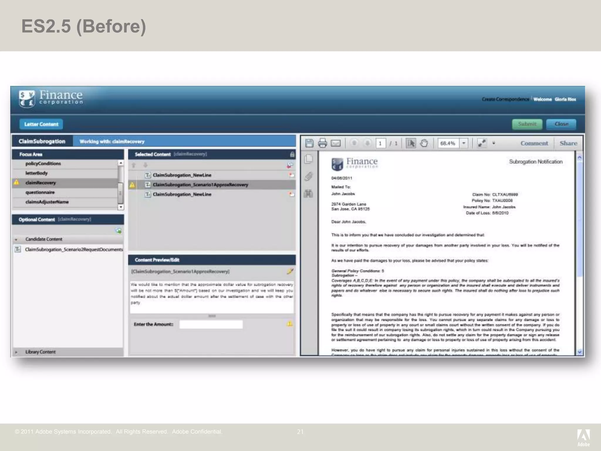 ES2.5 (Before)




© 2011 Adobe Systems Incorporated. All Rights Reserved. Adobe Confidential.
 