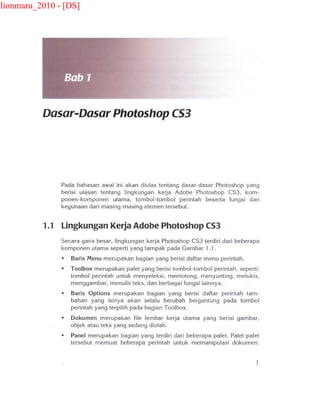 Panduan Adobe Photoshop CS3 | PDF