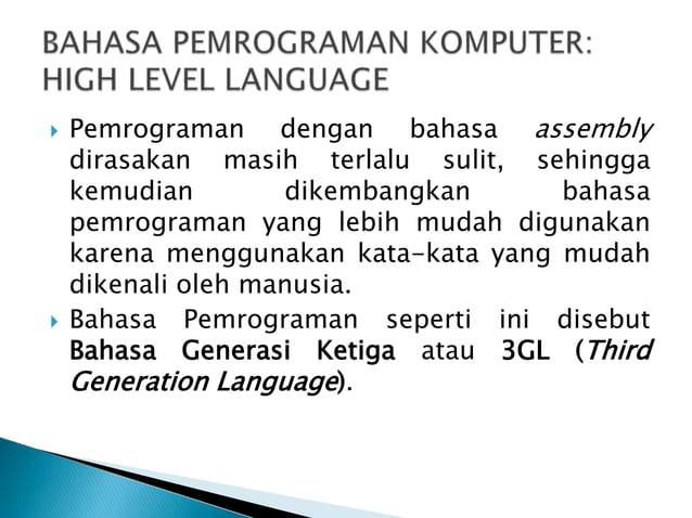 dasar-dasar pemrograman | PPTX