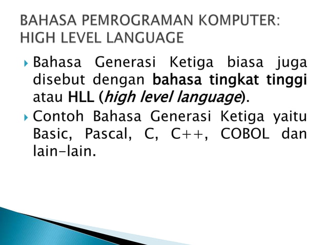 dasar-dasar pemrograman | PPTX
