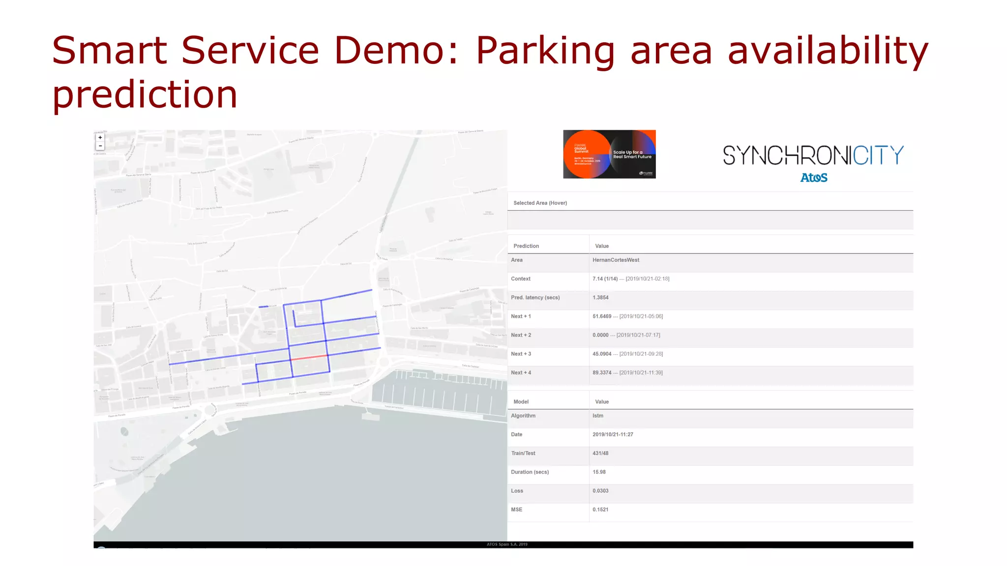 Smart Service Demo: Parking area availability
prediction
 