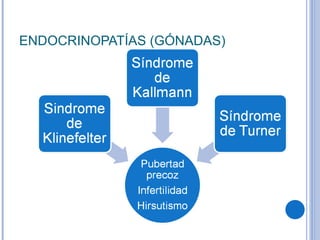 ENDOCRINOPATÍAS (GÓNADAS) 