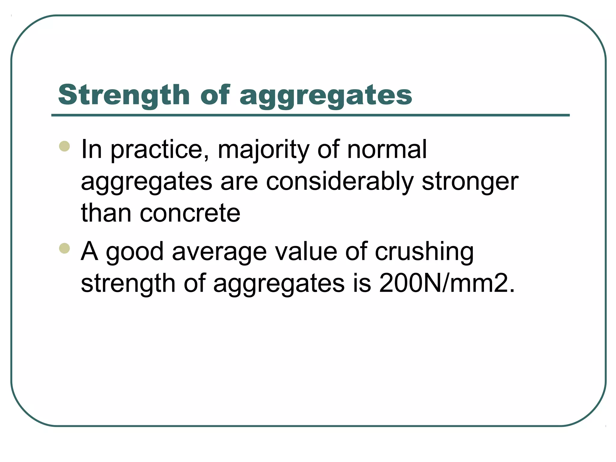 Aggregates | PPT