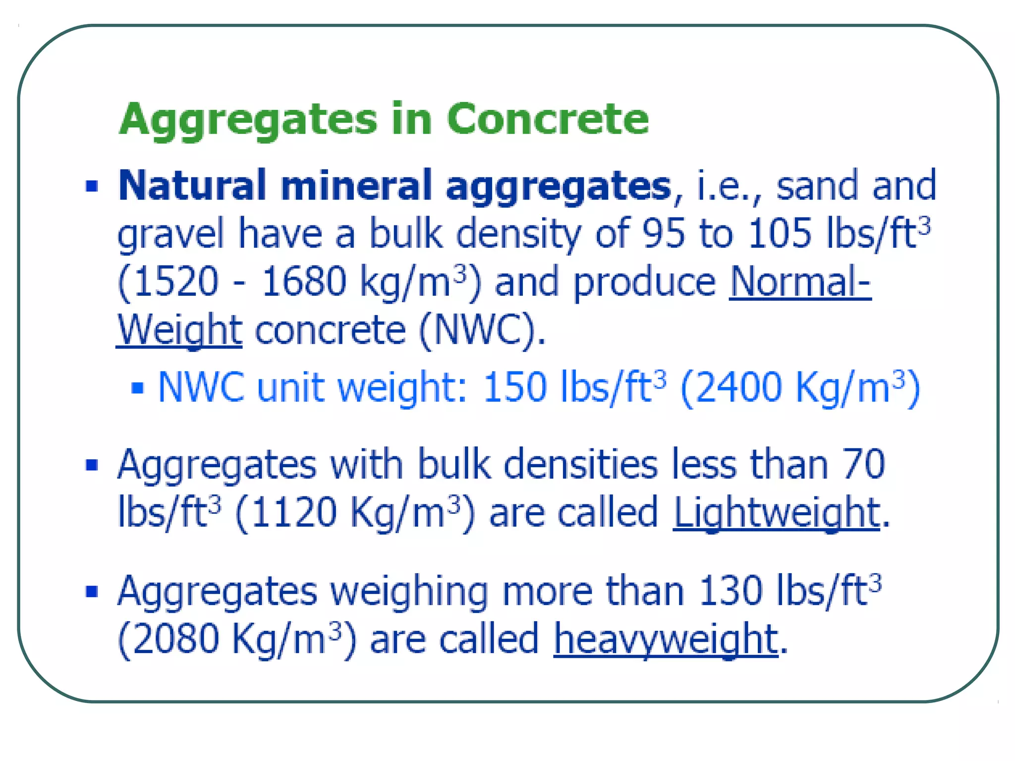 Aggregates | PPT
