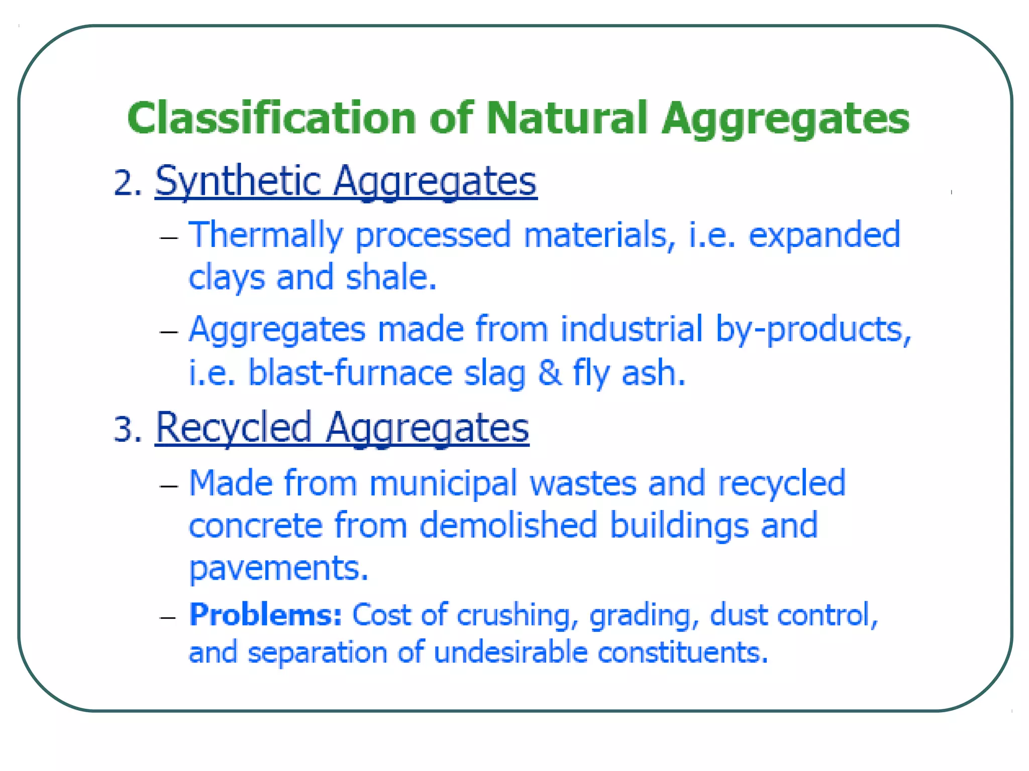 Aggregates | PPT
