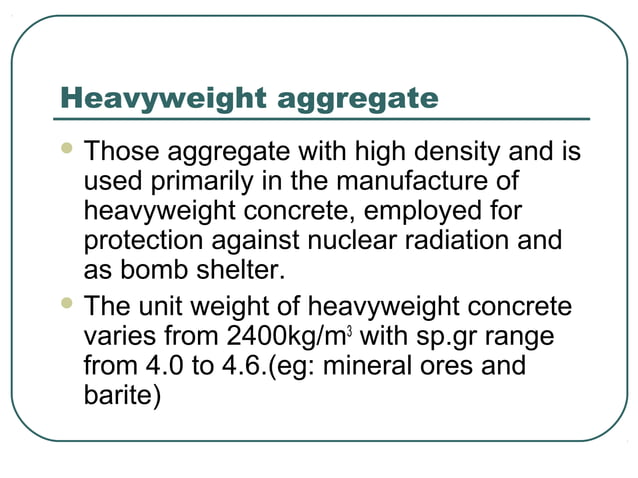Aggregates | PPT
