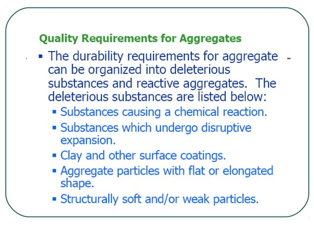 Aggregates | PPT