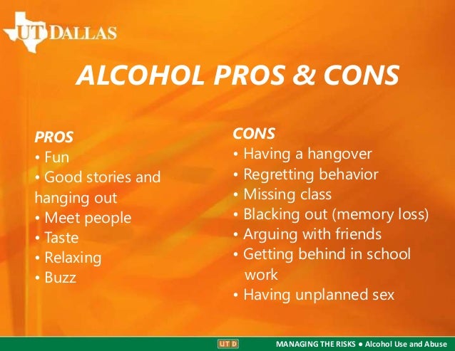 Pros And Cons Of Underage Drinking