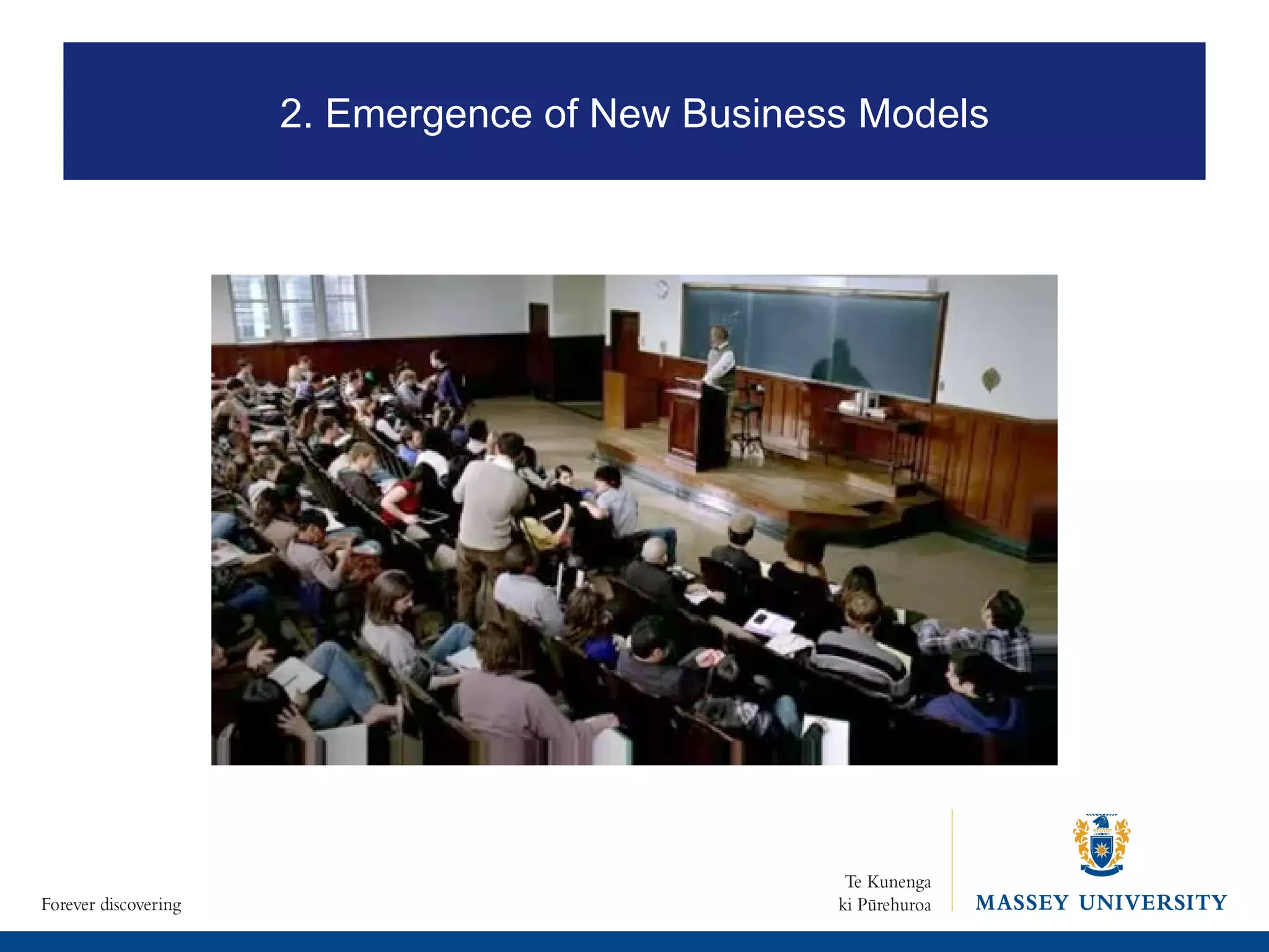 2. Where is eLearning heading? 2. Emergence of New Business Models 