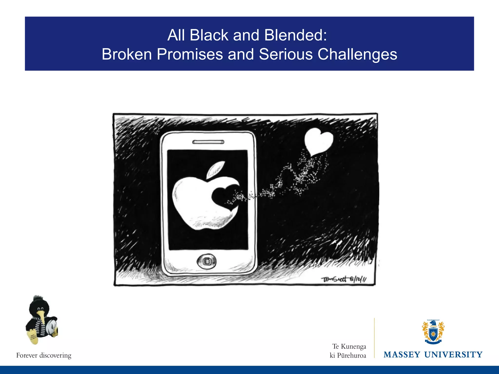 All Black and Blended:  Broken Promises and Serious Challenges 