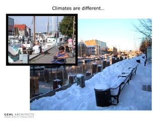 Climates are different…

 