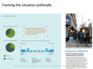 Framing the situation politically

Gehl Architects · Urban Quality Consultants · Gl. Kongevej 1, 4.tv · 1610 Copenhagen V · Denmark · www.gehlarchitects.dk

 