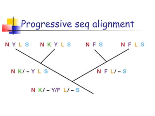 Progressive seq alignment
 