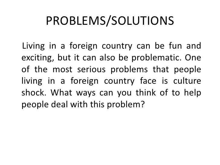 Essay about living in a foreign country