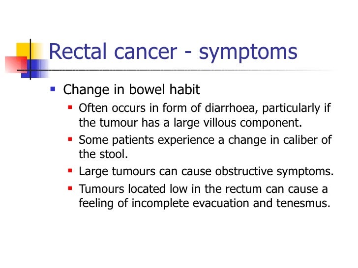 Anal Cancer Symptoms Cancerwalls