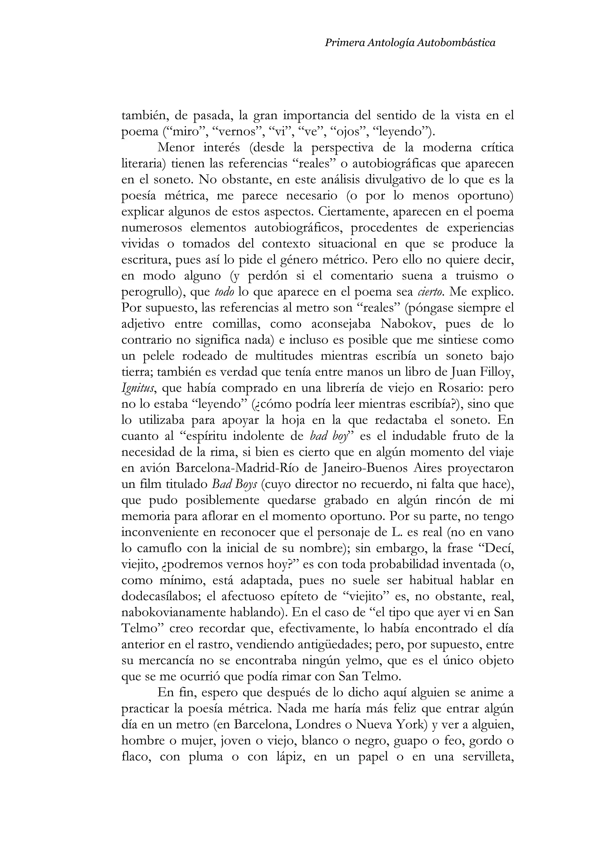 1ª Antología. Primera Parte