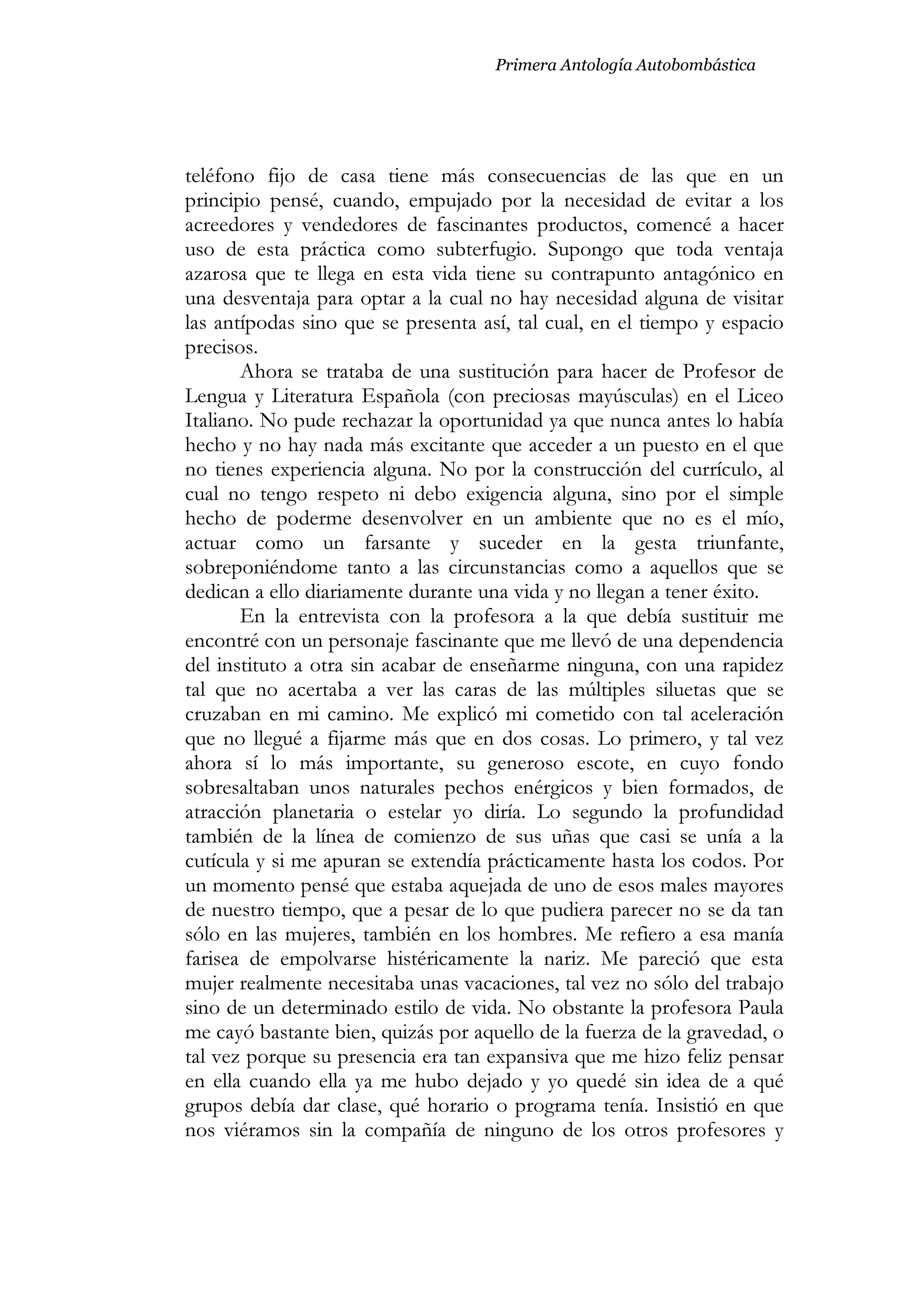 1ª Antología. Primera Parte