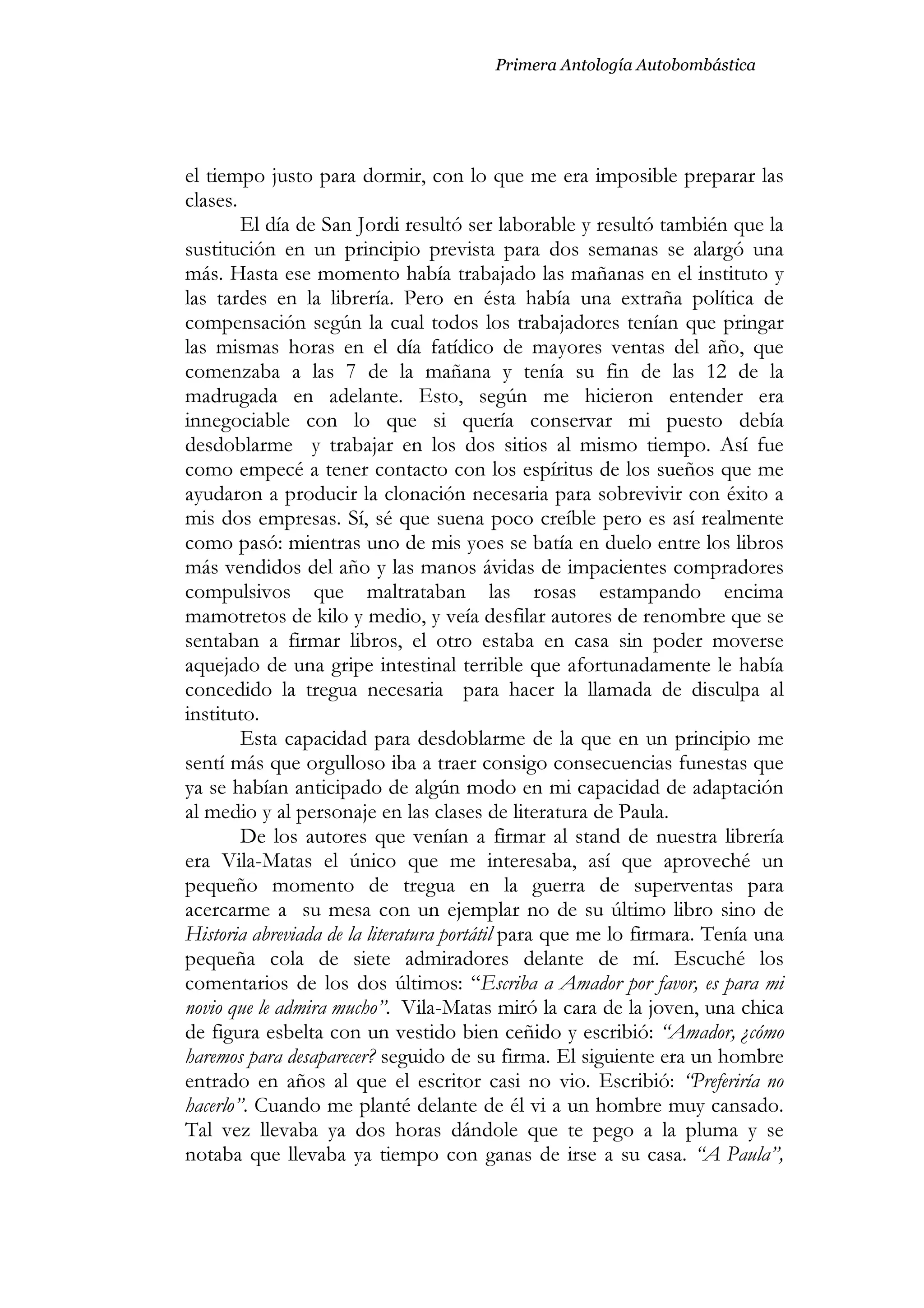 1ª Antología. Primera Parte