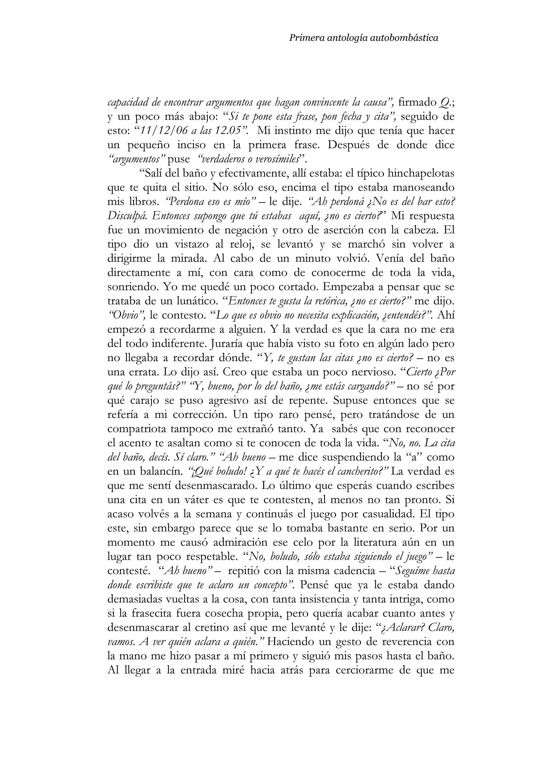 1ª Antología. Primera Parte