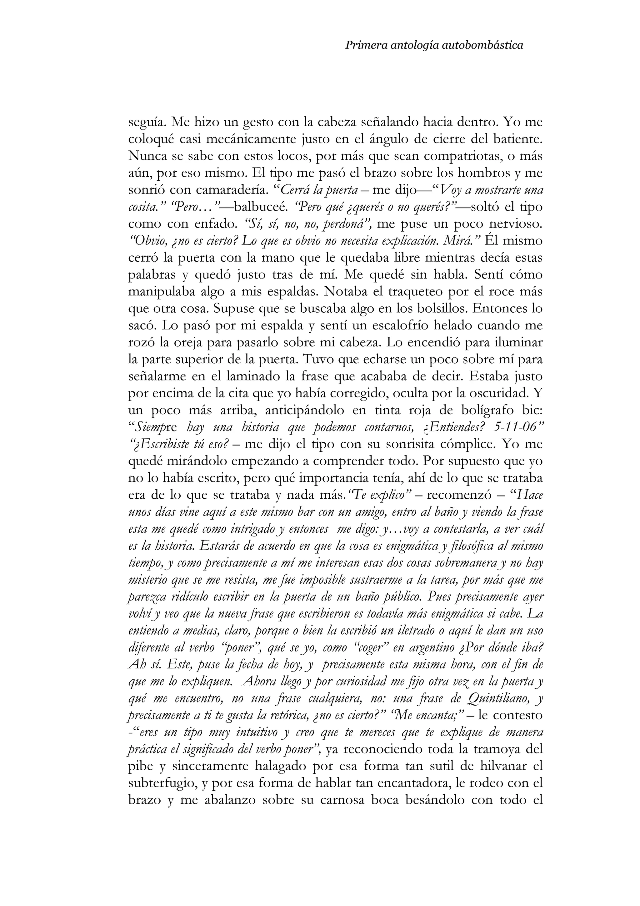 1ª Antología. Primera Parte