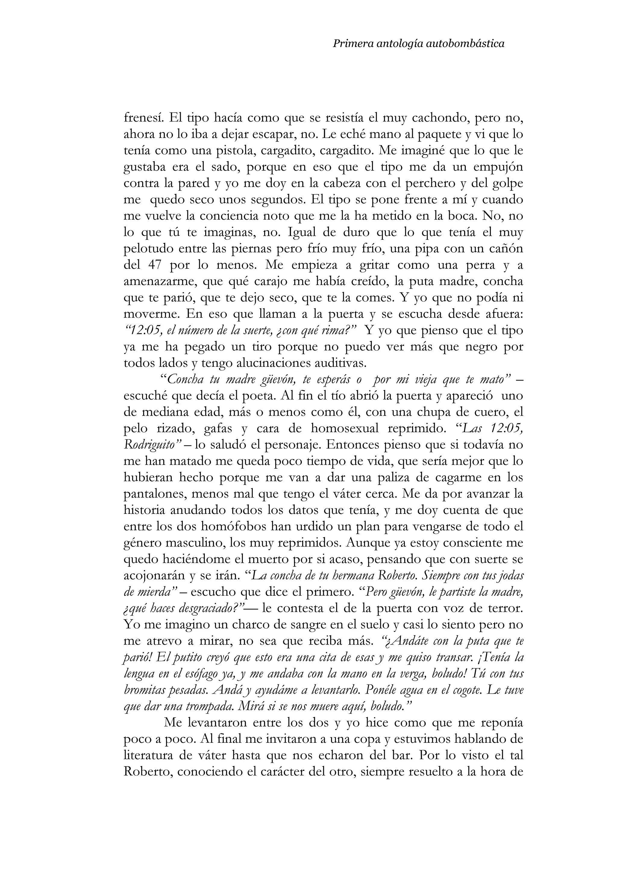 1ª Antología. Primera Parte