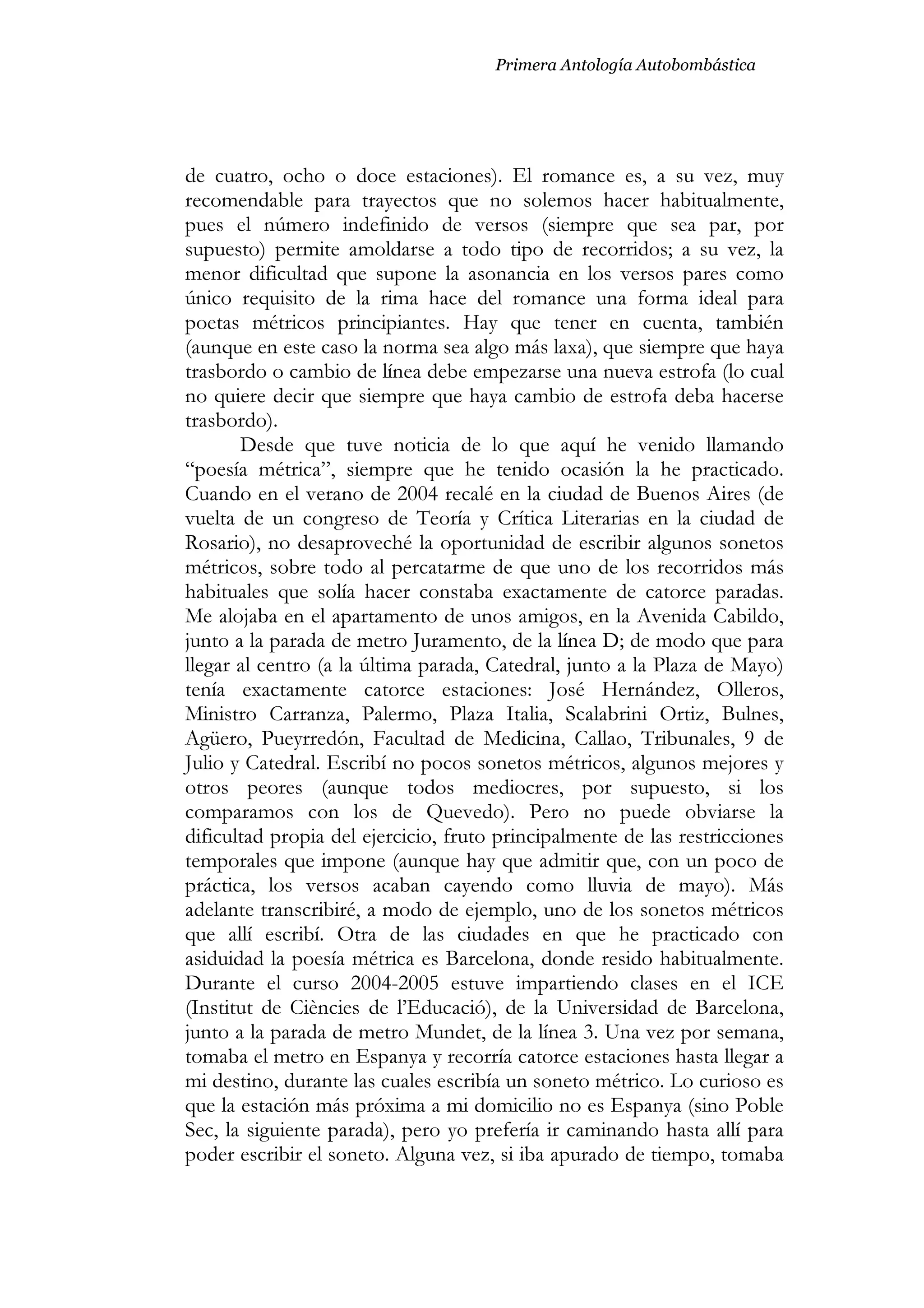 1ª Antología. Primera Parte