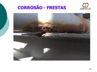 CORROSÃO - FRESTAS
32
 