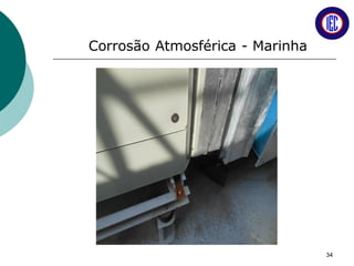 Corrosão Atmosférica - Marinha
34
 