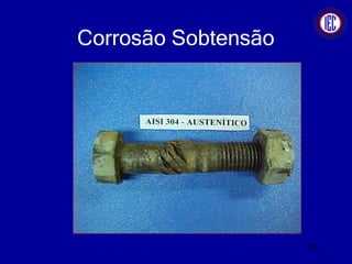 Corrosão Sobtensão
95
 