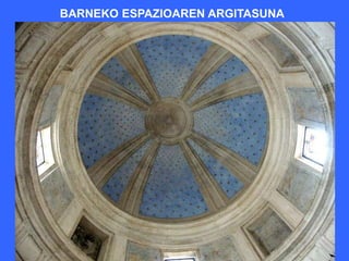 BARNEKO ESPAZIOAREN ARGITASUNA
 