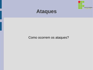 Ataques



Como ocorrem os ataques?
 