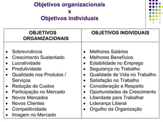 1 As Organizacoes