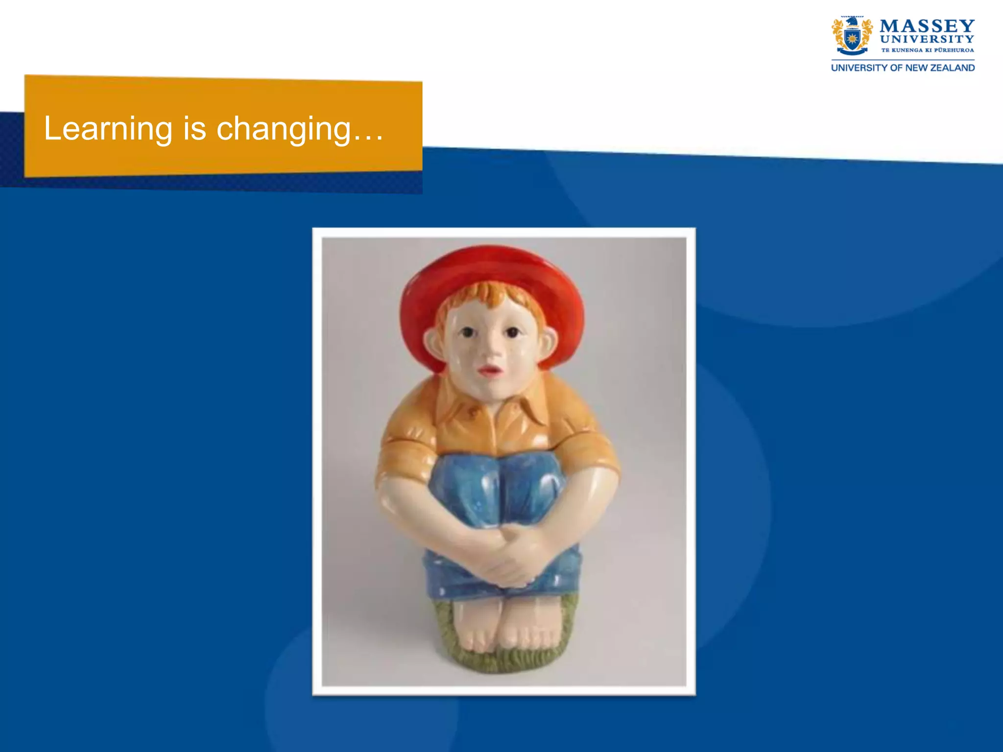 Learning is changing…
 