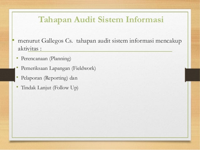 kontrol dan audit sistem informasi kontrol dan audit sistem informasi