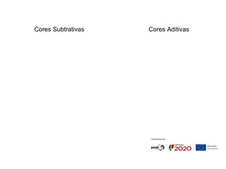 Cores Subtrativas Cores Aditivas
 
