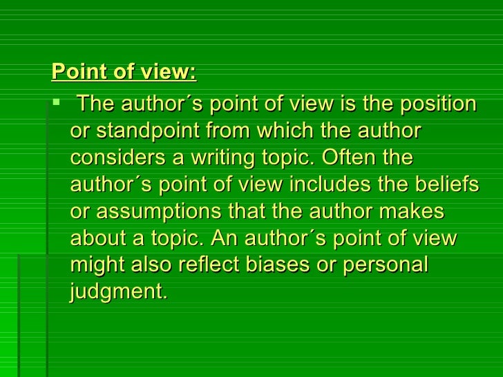 point of view essay topics