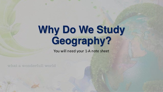 Do analysis geography coursework