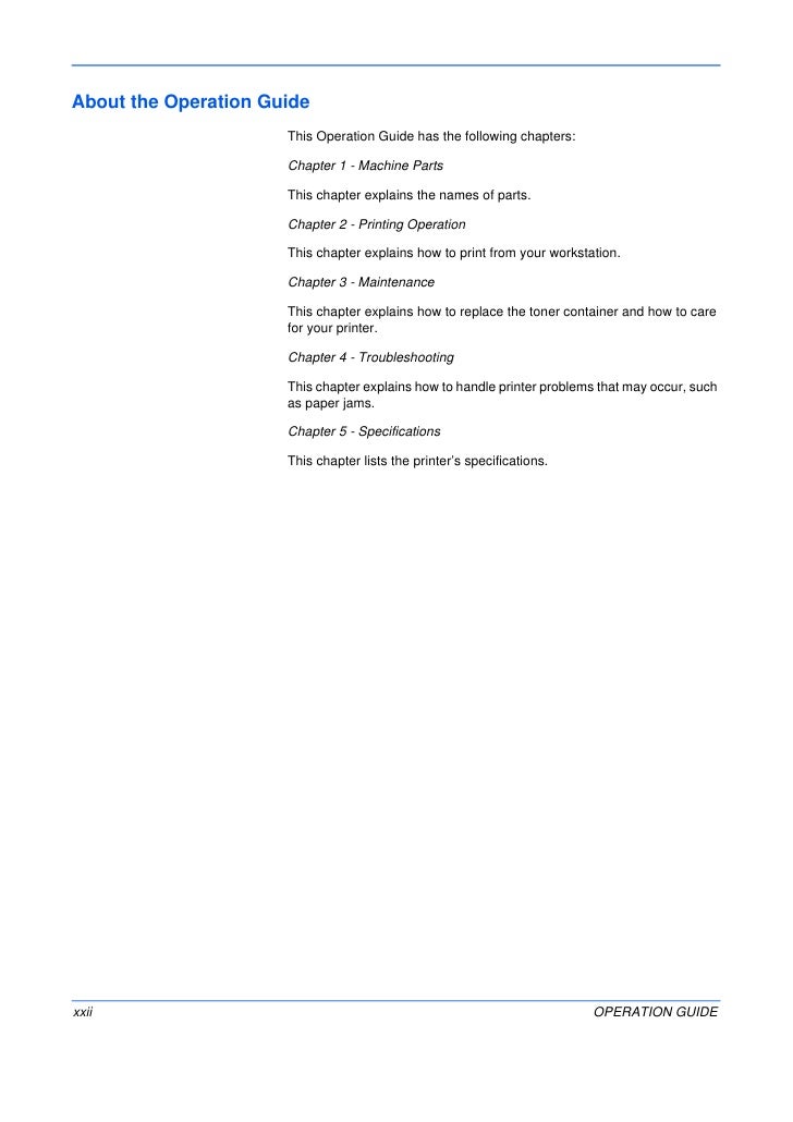 Kyocera FS-4000-DN Operation Guide
