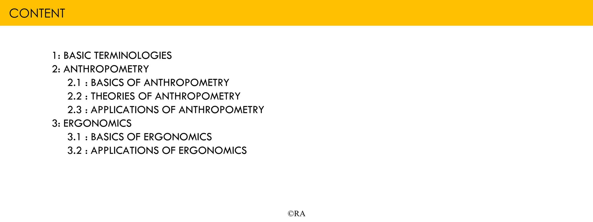 1 Basic Anthropometry Ergonomics Ra Pdf