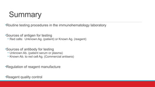 Blood Bank Concepts & Genetics- PowerPoint | PPTX