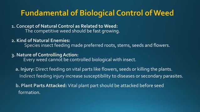 1 biological control of weeds-ajay sharma | PPTX