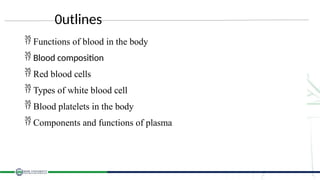 Comprehensive Overview of Blood Composition and Functions in Hematology ...