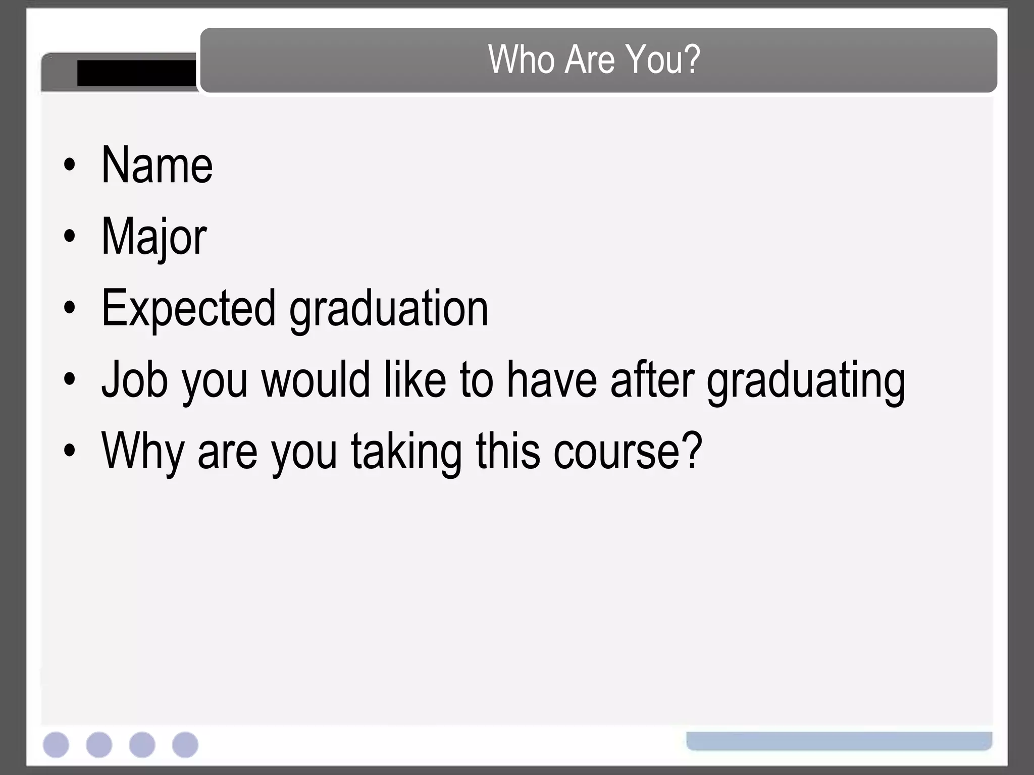 Introductions Introductions 