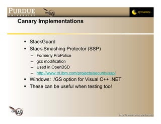 1.Buffer Overflows | PDF