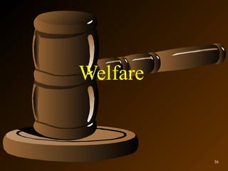 Welfare



          36
 